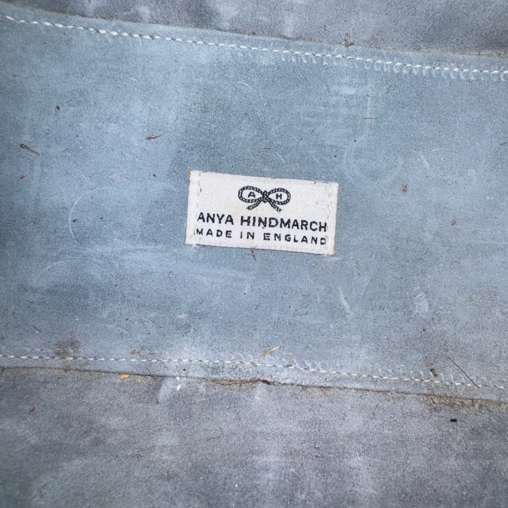 Anya Hindmarch 💯% Authentic Vintage Woven picnic Basket bag w/Handle RARE AHfind - Picture 10 of 12